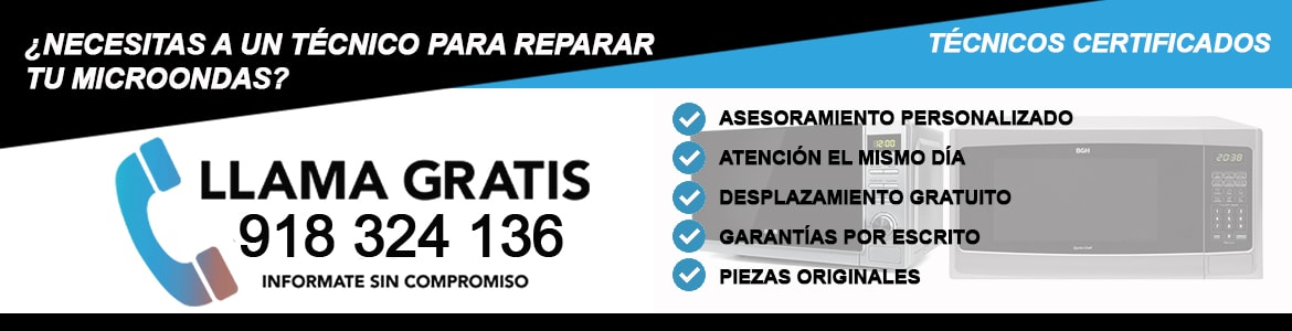 reparacion microondas madrid