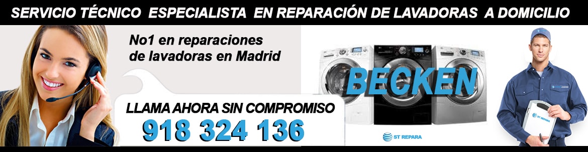 servicio tecnico lavadoras becken madrid