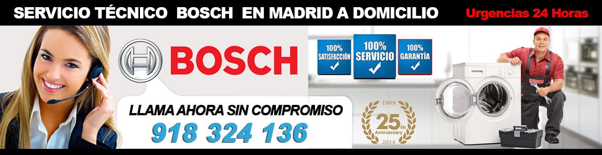 servicio tecnico lavadoras bosch madrid