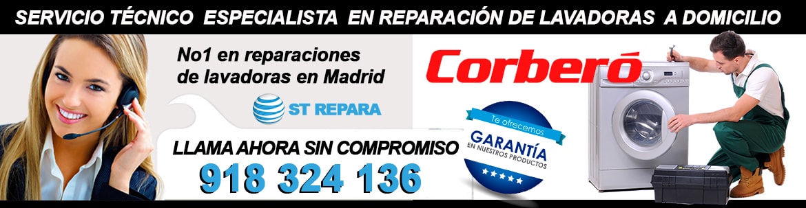 servicio tecnico lavadoras Corbero madrid