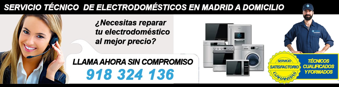 servicios reparacion electrodomesticos madrid