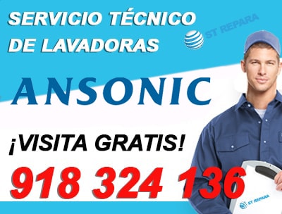 servicio de reparacion reparacion de lavadoras ansonic